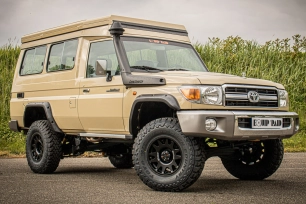 Toyota Land cruiser GRJ78 préparé par equip'raid