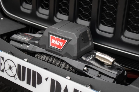 Treuil 4x4 Warn protection 4x4 équipement 4x4 Equip'raid Jeep Gladiator Rubicon