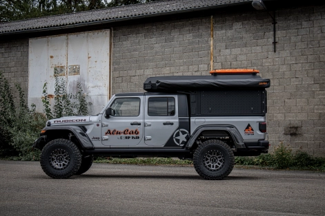 préparation 4x4 Jeep Gladiator Rubicon équipement 4x4 Equip'raid Alu-Cab Canopy camper