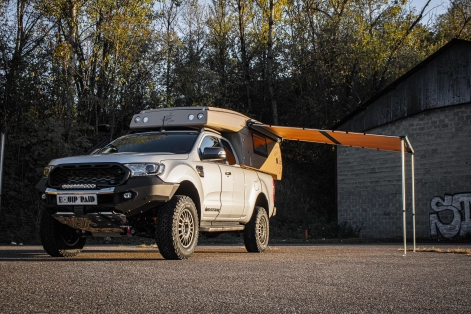 Cellule Gazell cellule 4x4 ford ranger PXIII préparation 4x4 Equip'raid auvent ARB