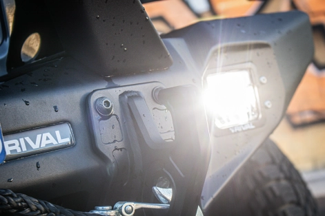 Pare-chocs avant rival aluminium feux led Jeep Wrangler Jl