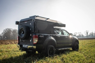 Ford ranger PXII Canopy Camper préparé par equip'raid equipement tout-terrain 4x4 raid bivouac