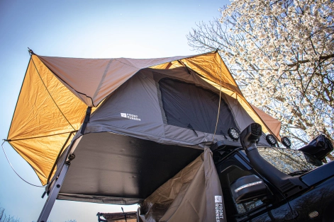 Tente de toit souple Frontrunner vacances aventure Alsace