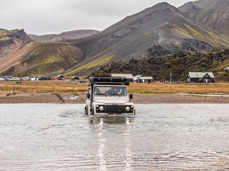 passage à gué islande defender 90 td5