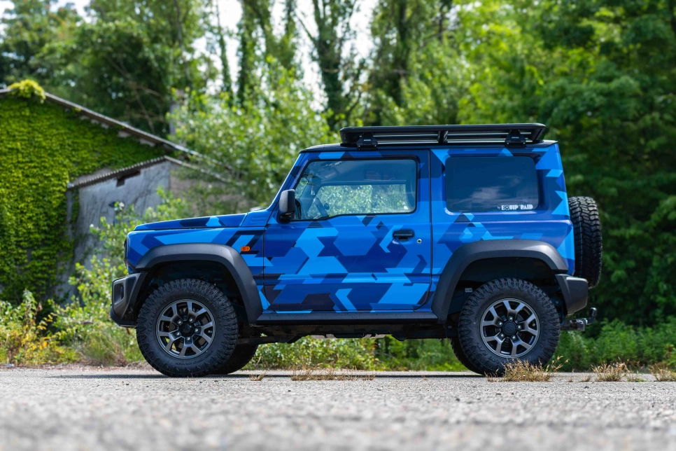 Profil du SUZUKI JIMNY PRÉPARÉ PAR EQUIP'RAID
