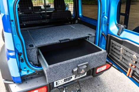 Aménagement triroir suimple ARB pour Suzuki Jimny tirior ouvert