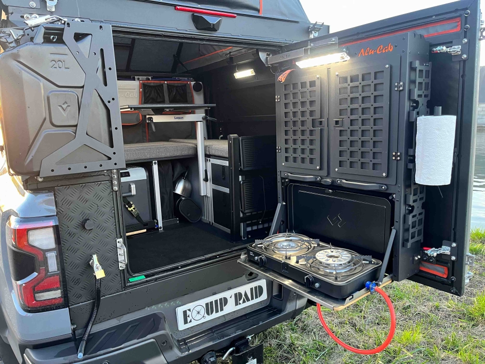 Rangement cuisine avec tablette alu-cab Equip'Raid