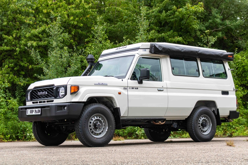 Toyota GRJ78 import par Equip'Raid Euro6 homologué France Europe sans Malus écologique 2024
