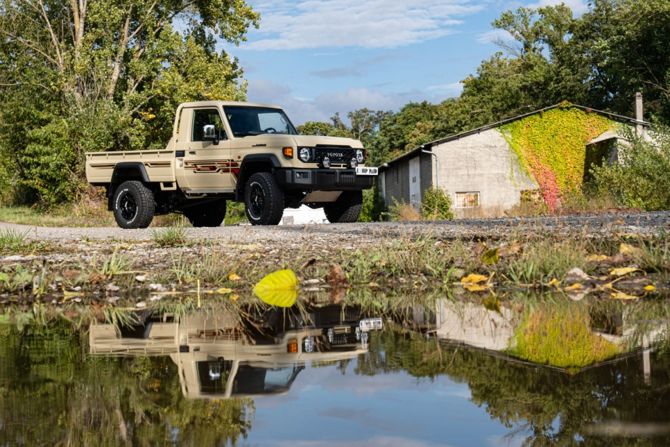 Toyota Land Cruiser 79 2024 facelift version Afrique jantes Evo Corse Equip'Raid importation série 7 Alsace Euro 6