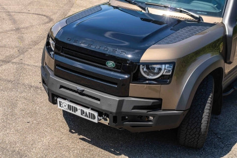 equipement 4x4 tout terrain offroad treuil 4equip'raid mulhouse Alsace Land Rover New Defpare chocs