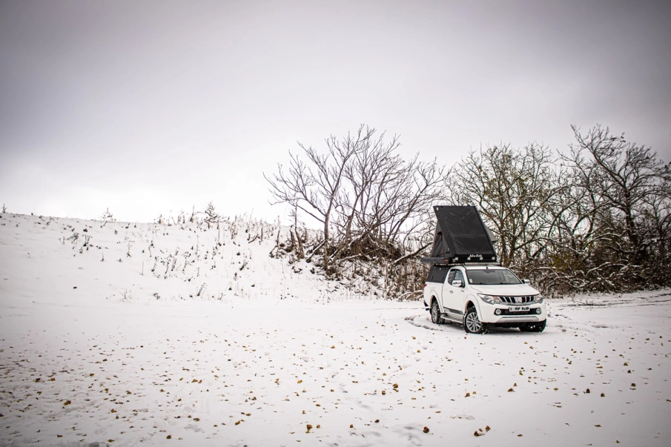 Mitsubishi L200 préparation 4x4 tout-terrain par Equip'Raid Alu-Cab Mulhouse neige
