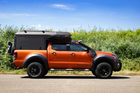 Préparation Ford Ranger PXI tout terrain 4x4 raid offroad avec Canopy Camper Alu-Cab 2
