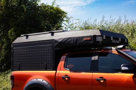Préparation Ford Ranger PXI tout terrain 4x4 raid offroad avec Canopy Camper Alu-Cab 3