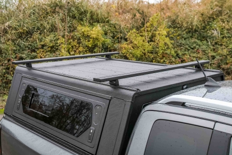 Barres de toit alu-cab sur hardtop contour