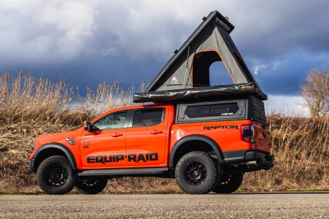 Ford Ranger raptor 2023 Alu-Cab equip'Raid avec tente Gen 3-R