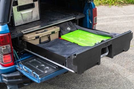 Les tiroirs Decked combine espace et robustesse