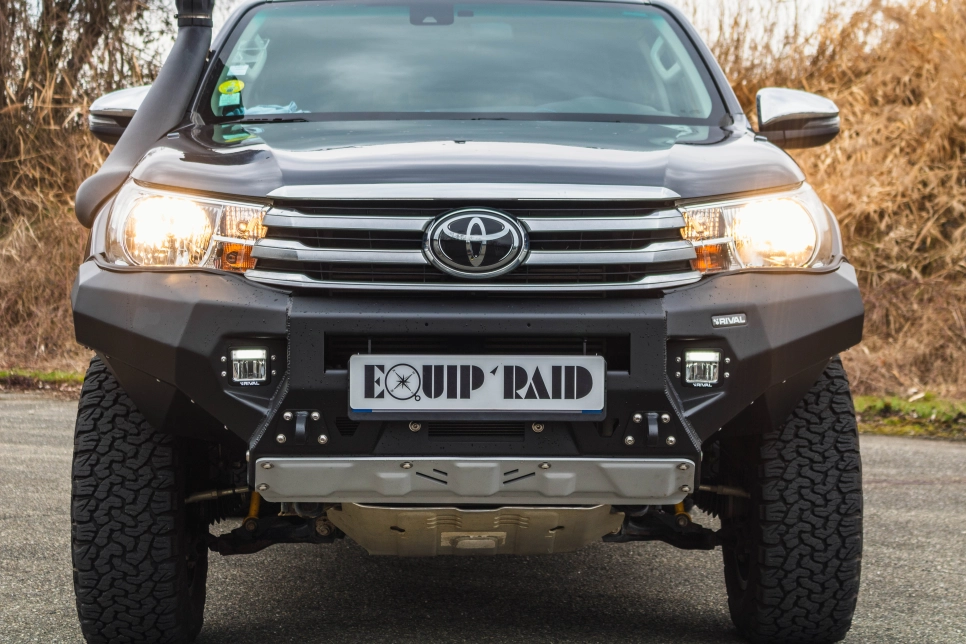 préparation 4x4 equip'raid voyage desert bivouac alsace pare choc rival protection moteur