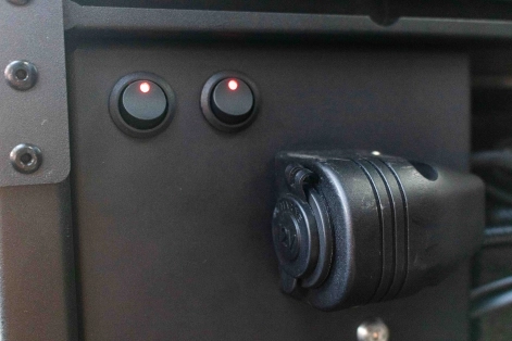 Platine électrique réalisée par Equip'Raid controle éclairage